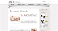 Desktop Screenshot of bebezecolo.fr